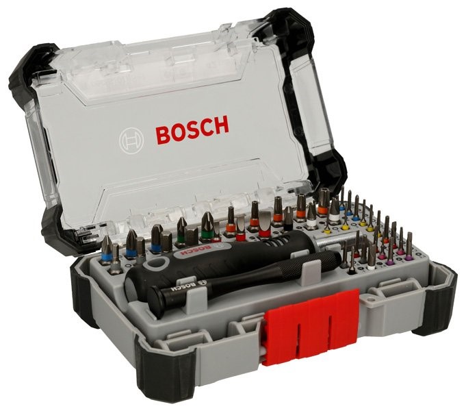 Set de tournevis Bosch avec mèches de précision et standards, 42 pièces 2607002835