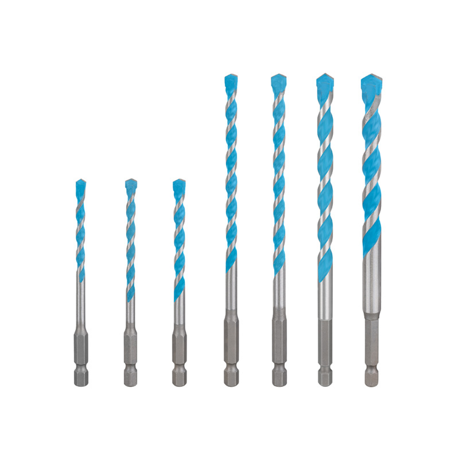 Set de forets Bosch EXPERT HEX-9 Multi Construction, 5/5,5/6/7/8/10 mm, 7 pièces