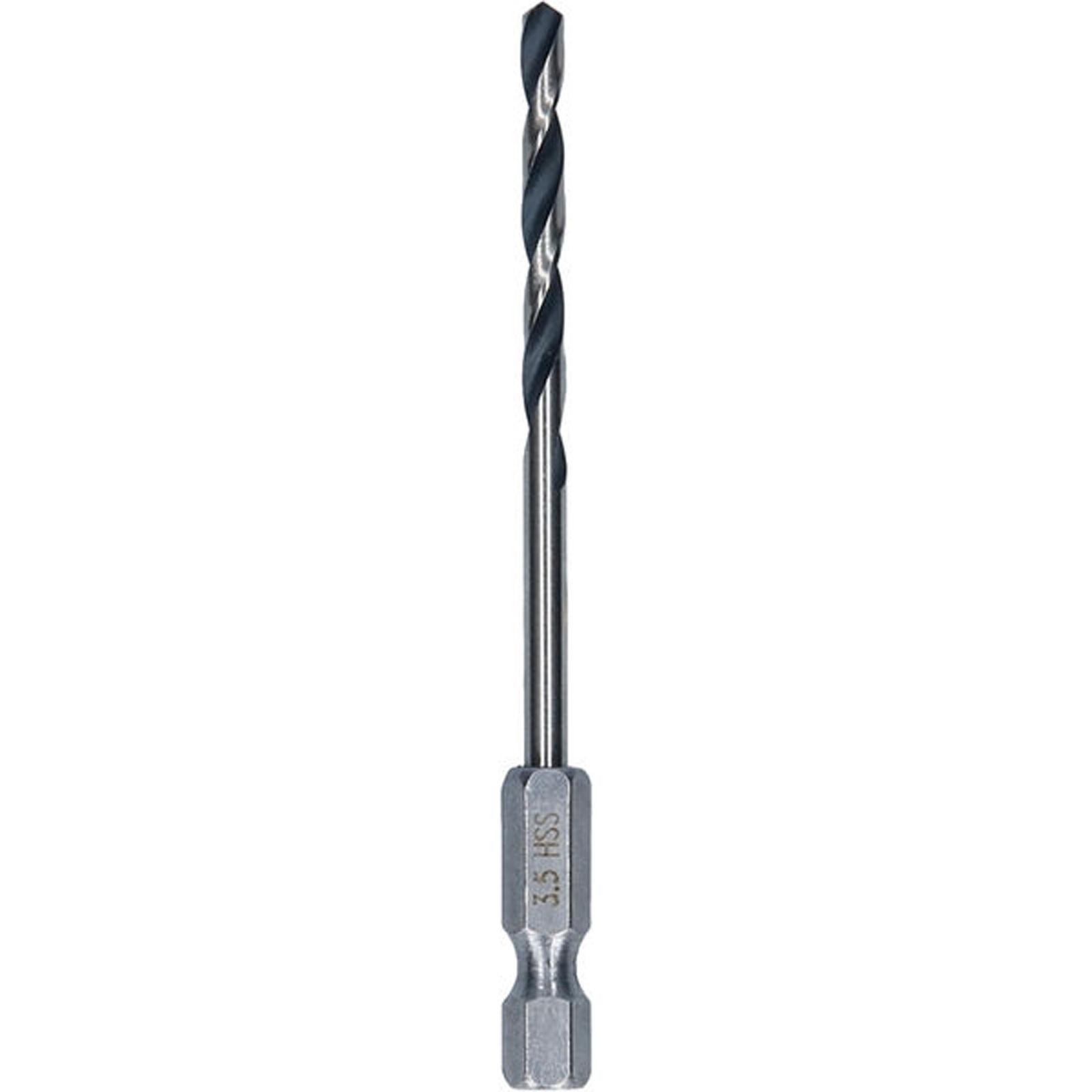 Bosch Foret HSS Métal, 3,5 x 39 x 79 mm, Tige HEX 1/4