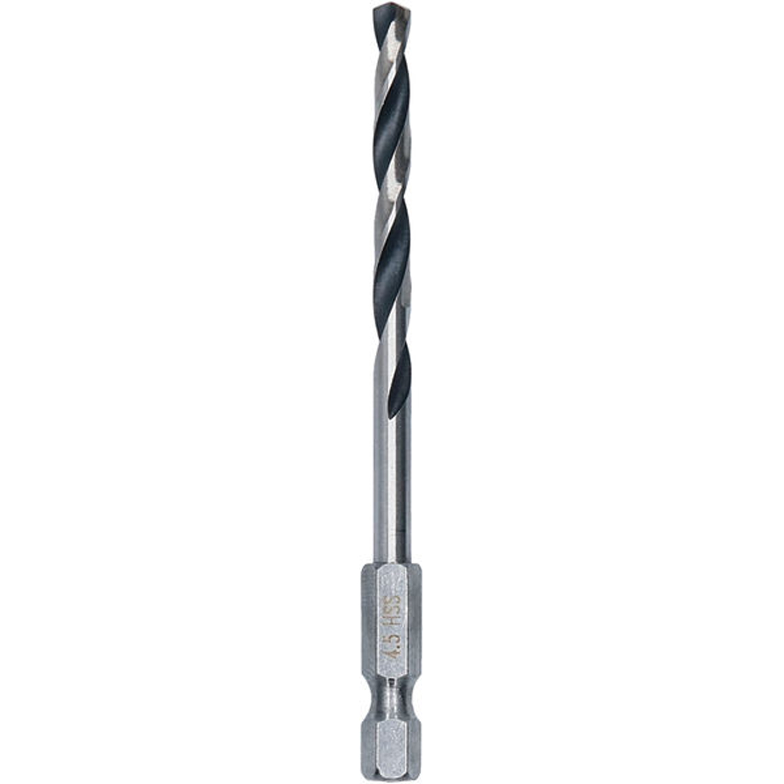 Bosch Foret HSS Métal, 4,5 x 47 x 87 mm, Tige HEX 1/4