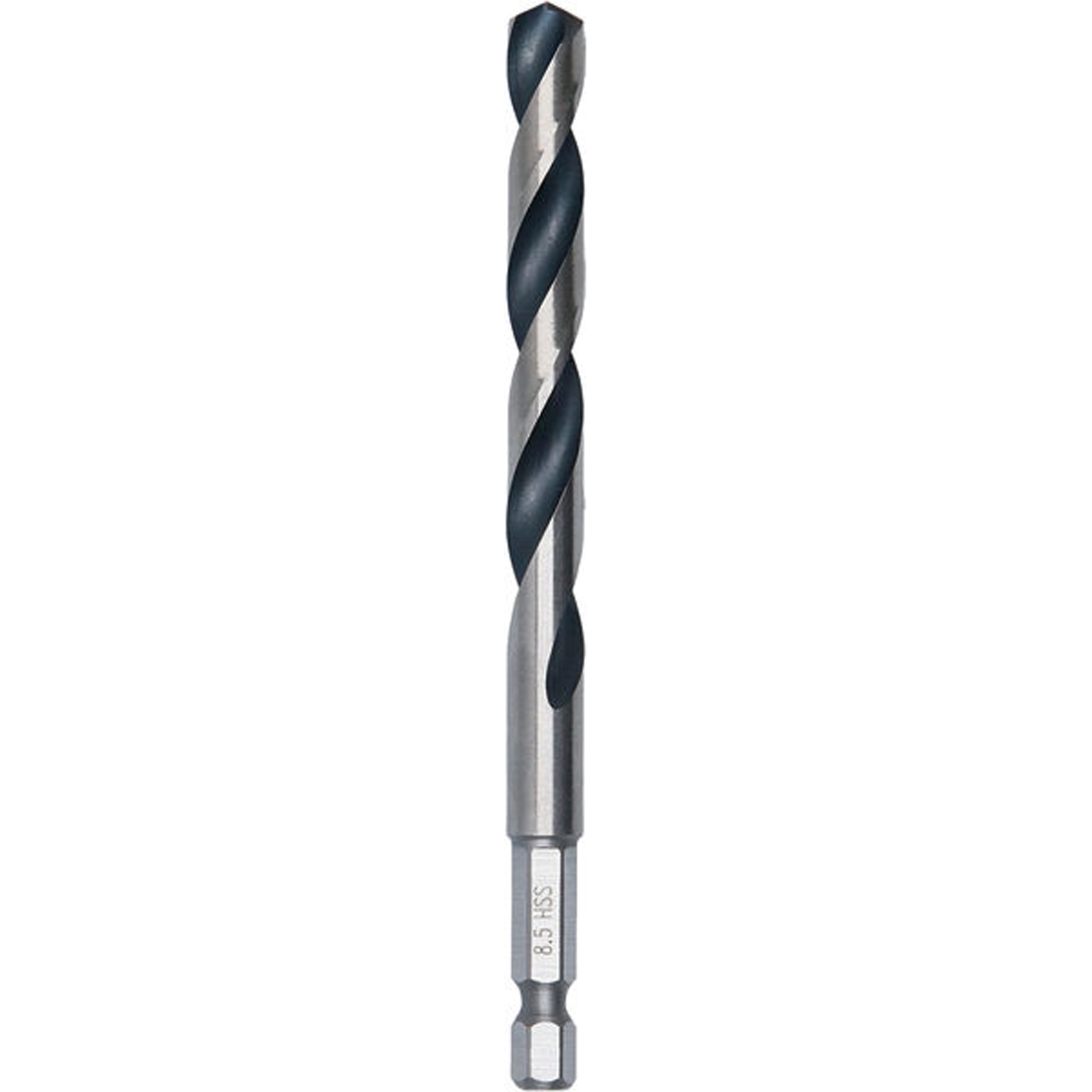 Bosch Foret HSS Métal, 8,5 x 75 x 117 mm, Tige HEX 1/4