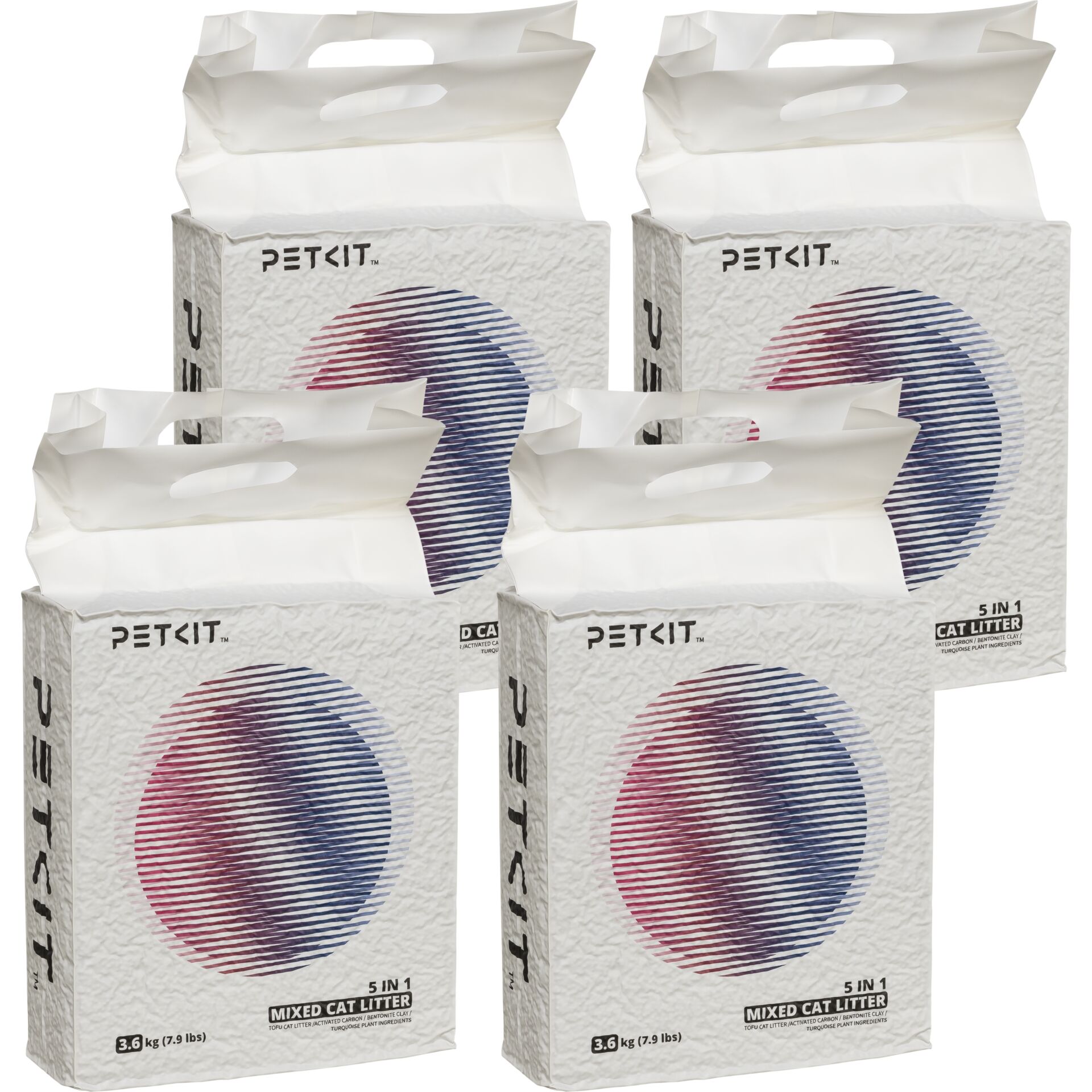 Litière pour chat PETKIT 5-en-1 mixte (4 pièces)