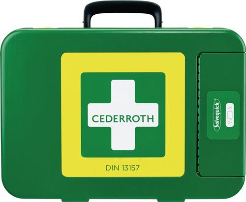 Trousse de premiers secours B300xH420xT118 mm vert CEDERROTH