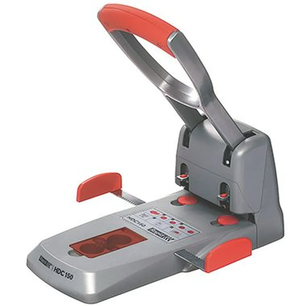 Perforateur de registres Rapid HDc150 argent-orange
