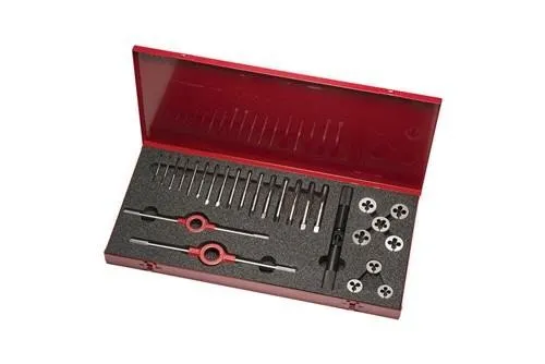 Dormer Jeu de tarauds HS-12M M2-M12 35 pièces HSS Coffret métallique