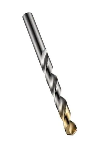 Mèche hélicoïdale DIN 338 type N A002 Ø 13,75 mm HSS revêtement TiN queue cylindrique