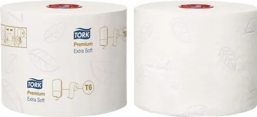 Papier toilette TORK 127510 T6 Premium 3 couches 27 rouleaux/carton
