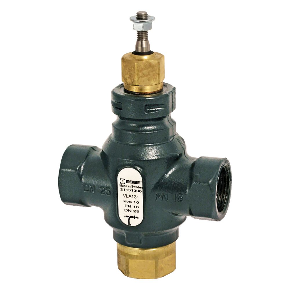 Esbe Vanne mélangeuse 3 voies linéaire VLA131 filetage intérieur, DN 15, Kvs 2,5, PN 16, Rp 1/2", fonte grise