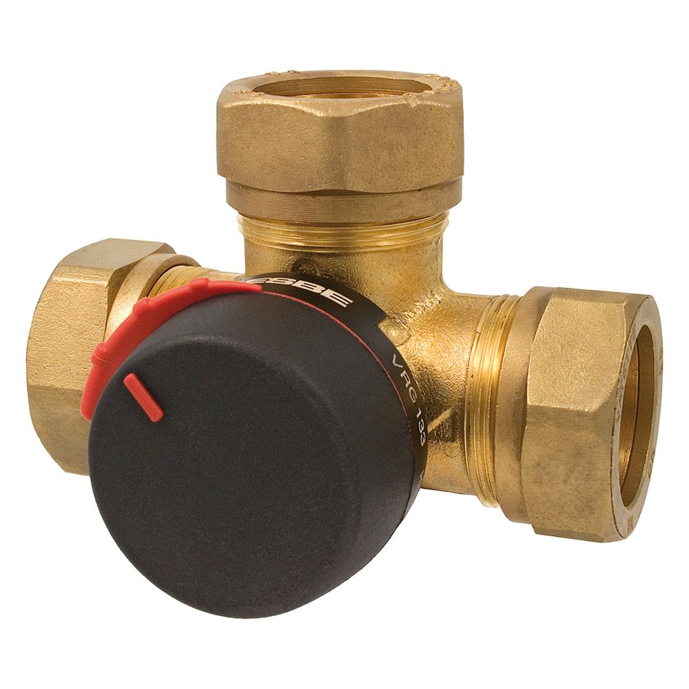 Mélangeur 3 voies Esbe VRG133 Raccord à serrer 28mm, DN 25, Kvs 10, laiton, 11603100