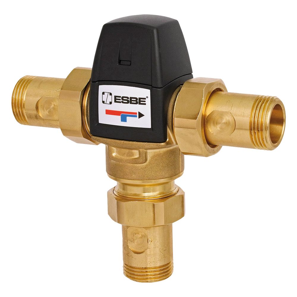 Mélangeur thermostatique ESBE VTS522, DN 15, Kvs 3,0, filetage G 3/4", 45-65 °C