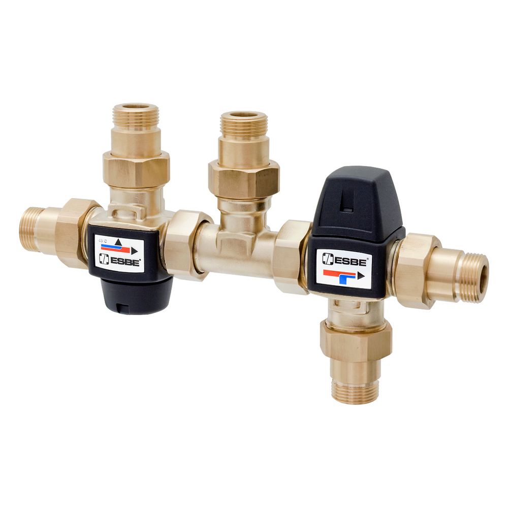 Kit solaire ESBE VMC322, Kvs 1,4, G 1" et G 3/4", 35-60 °C, 45 °C, 31521300