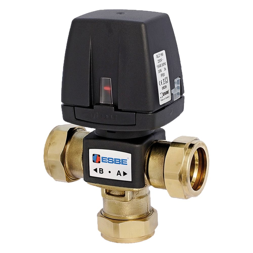 Vanne de zone Esbe VZC263, DN 25 Kvs 6,0 m³/h, 28 mm, laiton, 43061600