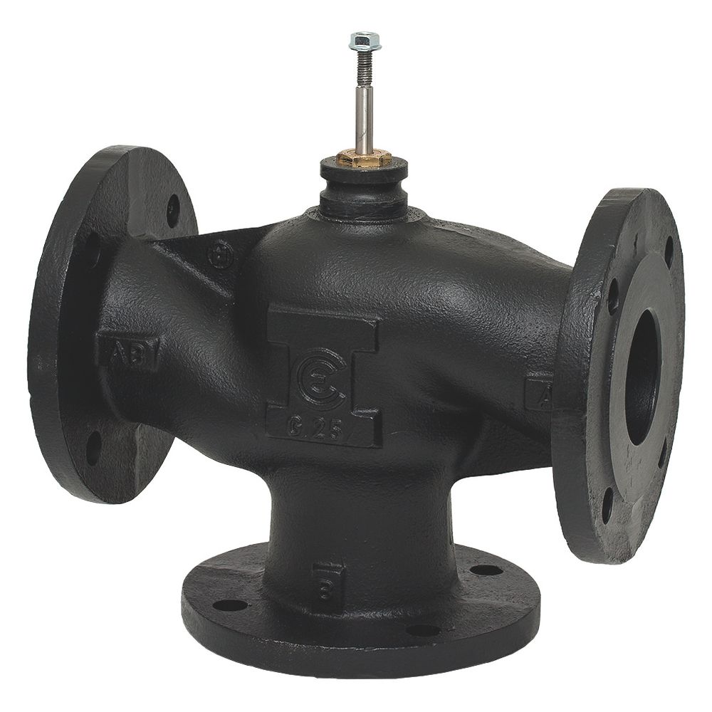 Vanne 3 voies linéaire Esbe VLB335 pour raccordement à bride, DN 150, Kvs 300, PN 16, fonte