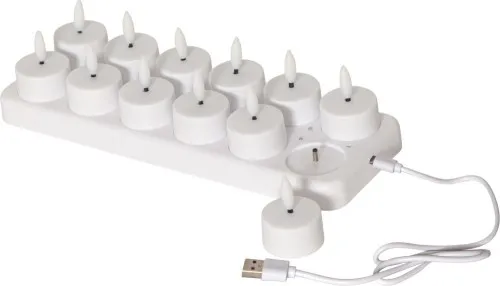 Set de 12 bougies LED Star Trading 061-05
