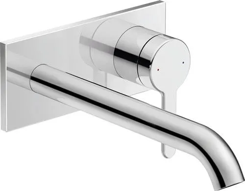 Mitigeur monocommande Duravit C.1, chromé, 5 l/min, poignée à levier, portée 225 mm, hauteur 74 mm