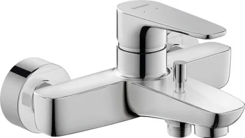 Mitigeur mitigeur Duravit B.1 pour baignoire à poser, chromé, 20,5 l/min, raccords S 1/2", entraxe 150 mm (±20 mm), vanne de commutation, RV