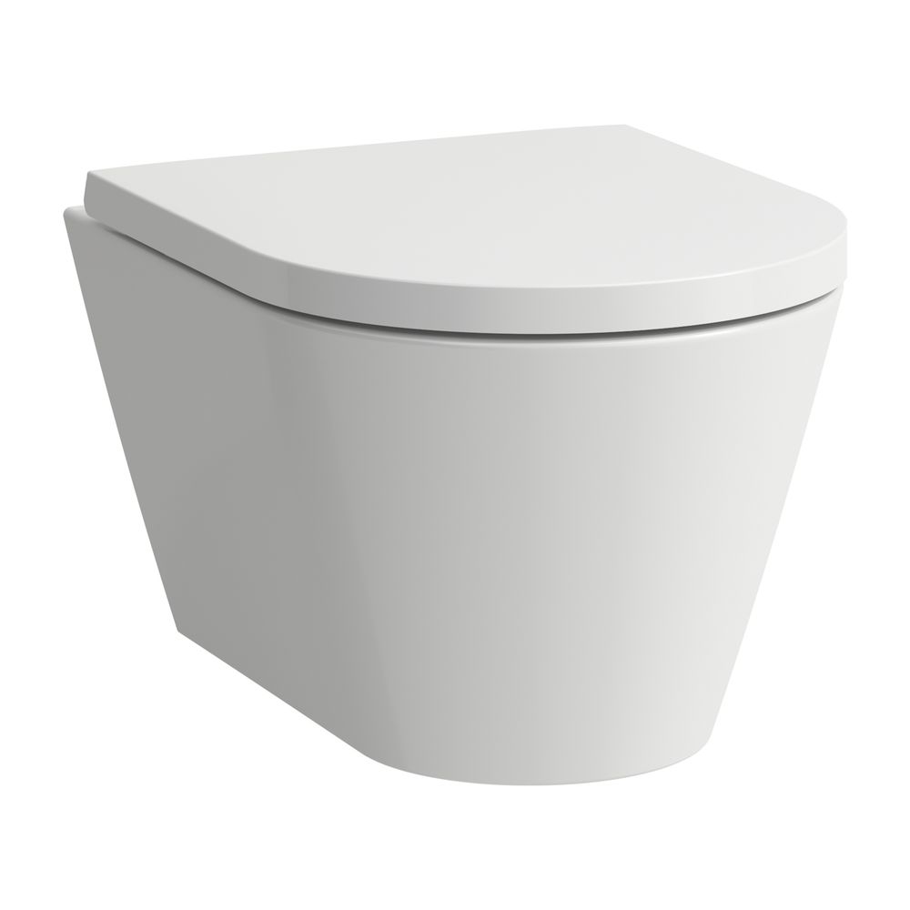Laufen WC suspendu à chasse d'eau profonde Kartell 490x370mm, sans rebord, version courte, LCC Active Weiß
