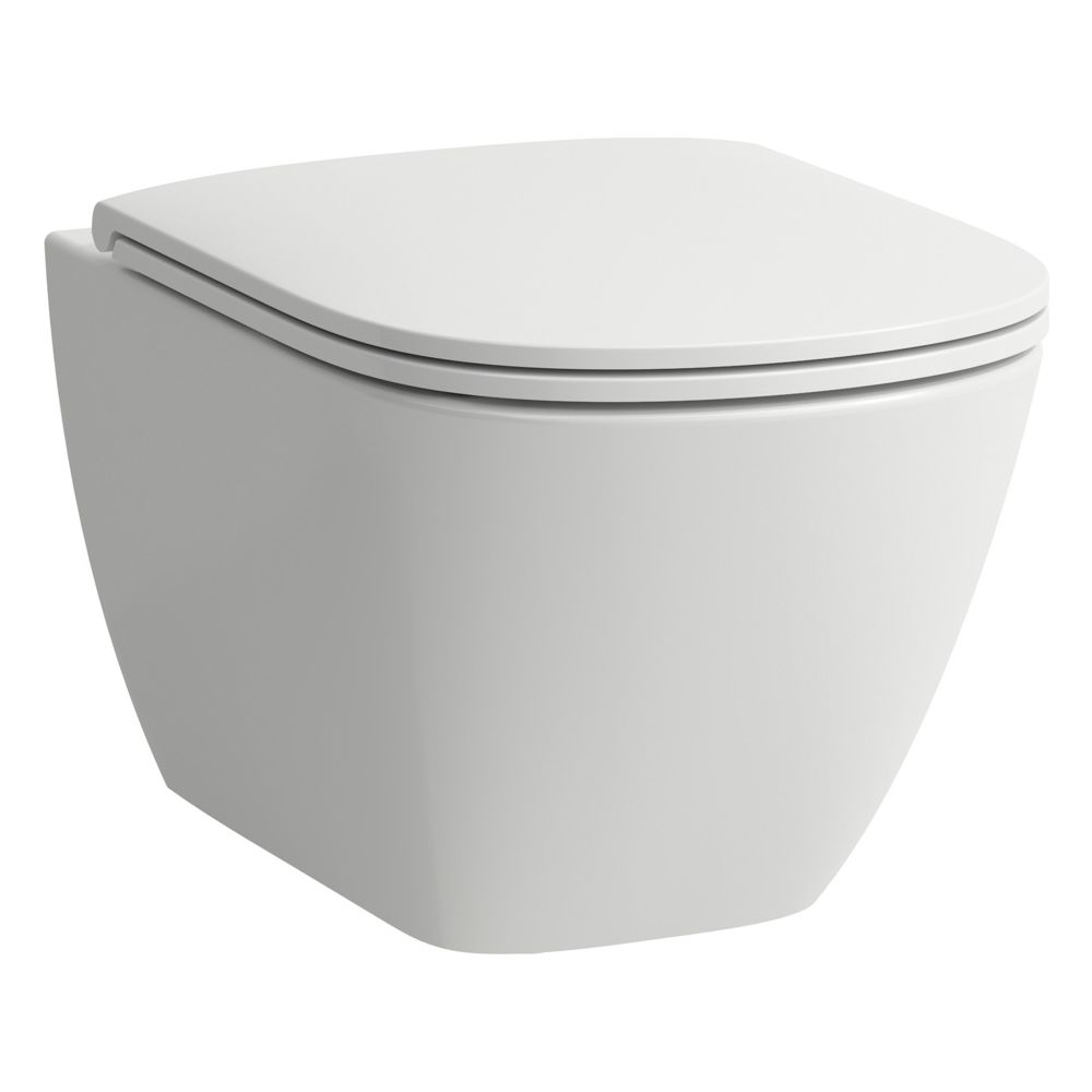 Laufen WC suspendu à chasse silencieuse Lua 520x360mm, sans rebord, fixation encastrée, LCC Blanc