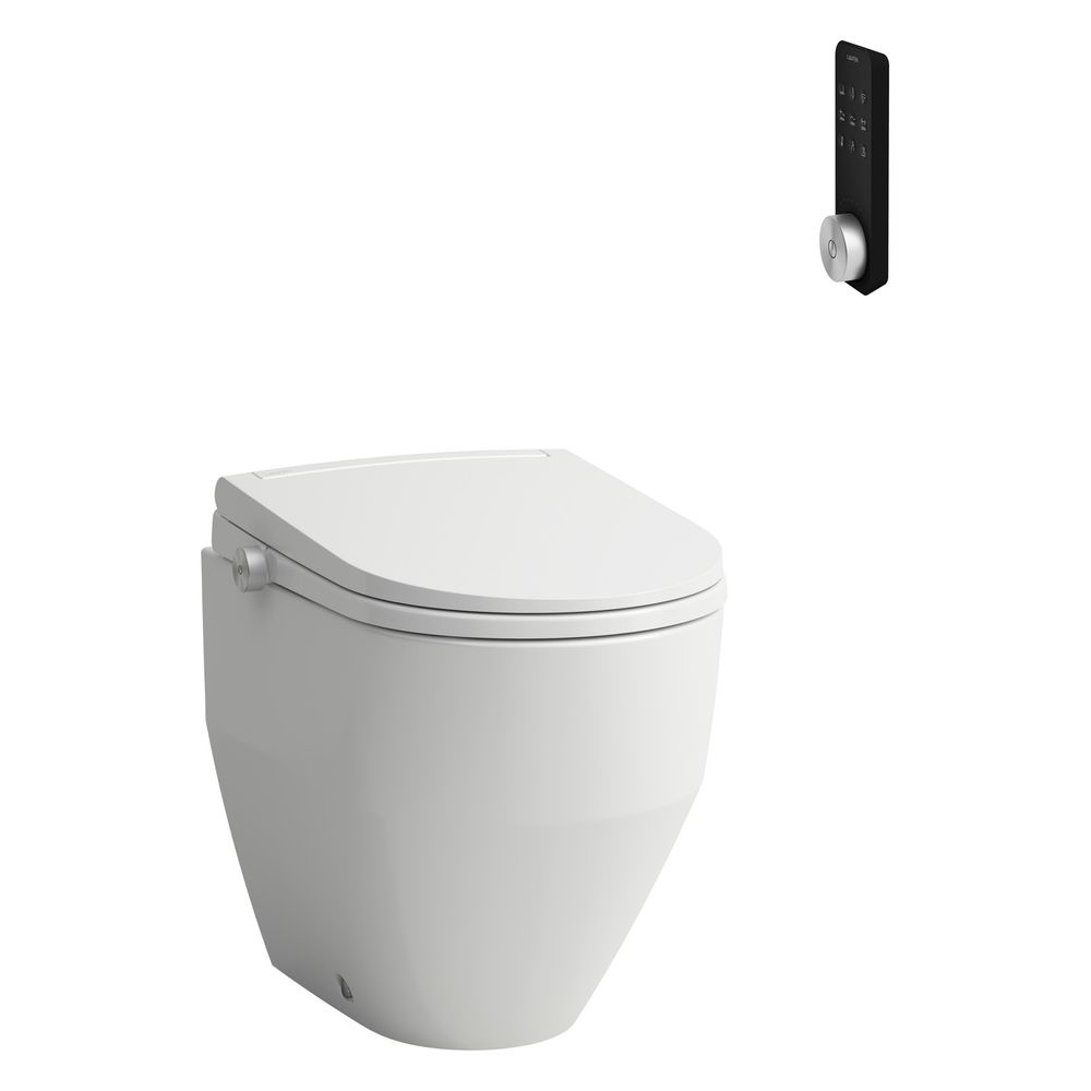 Laufen WC sur pied Cleanet Pro Lite, version allégée, sans rebord de chasse, blanc