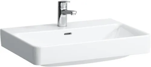 Laufen Lavabo d'angle PRO S 465x650x175 mm, sans trou de robinet ni trop-plein, canal de trop-plein fermé en bas, blanc