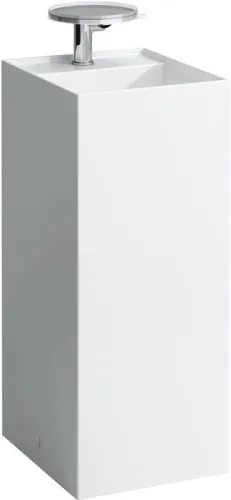 Laufen Lavabo sur pied Kartell 435x375x900mm, avec 1 trou de robinet, sans trop-plein, Blanc LCC