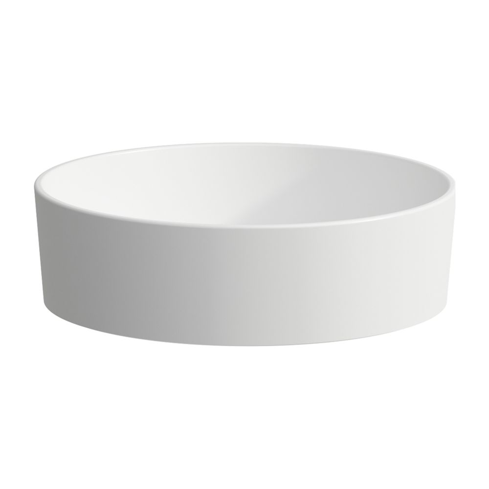 Laufen Waschtisch-Schale Kartell 420x420x135 mm, sans trou de robinet ni trop-plein, blanc mat
