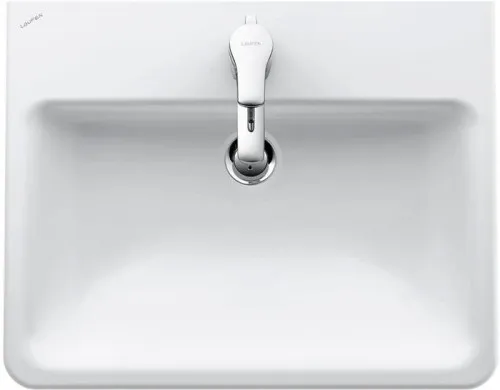 Laufen Lavabo encastrable Pro S 440x560x170 mm, montage par le haut, avec 3 trous de robinetterie, trop-plein, LCC Blanc