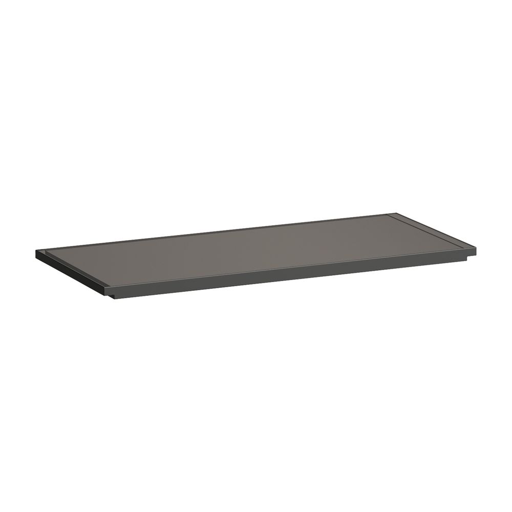 Laufen Ablage Kartell 460x200x15 mm, pour lavabo, plastique, gris fumée