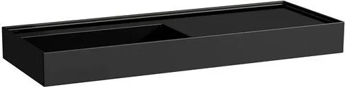 Lavabo Laufen KARTELL 1200x460 mm sans trou de robinet ni trop-plein, noir