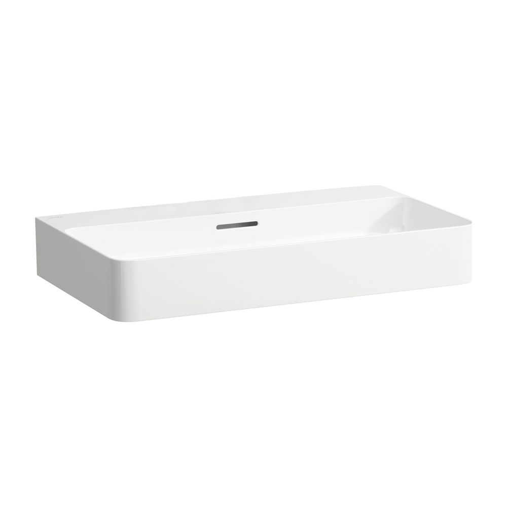 Laufen Lavabo à poser Val 420x750x155mm, sans trou de robinet, avec trop-plein, blanc