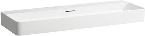 Laufen Lavabo Val 420x1200x155 mm, sans trou de robinet, avec trop-plein, LCC blanc