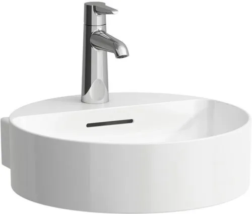 Laufen Meuble-lavabo encastré Val 425x400x155 mm, avec 1 trou de robinetterie et trop-plein, blanc