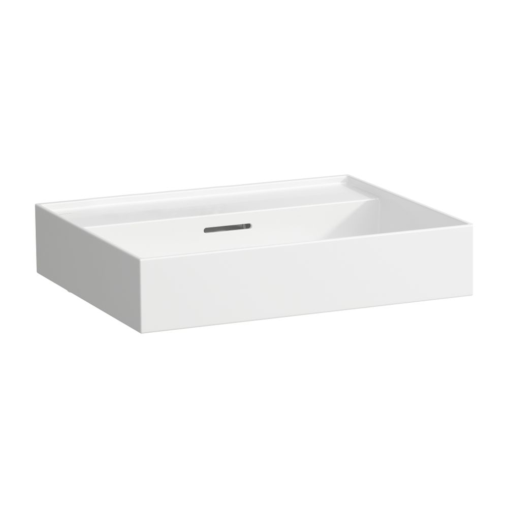 Laufen Aufsatzwaschtisch Kartell 460x600x145mm, sans trou de robinet, avec trop-plein, Blanc