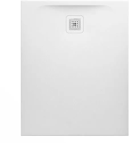 Bac de douche Laufen Pro 800x1000x33mm, évacuation côté court, Marbond, Blanc