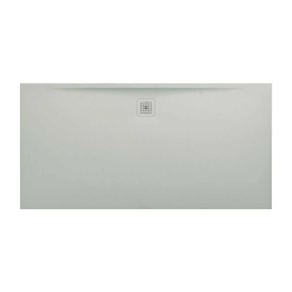Bac de douche Laufen Pro 900x1800x34mm, évacuation côté long, Marbond, gris clair