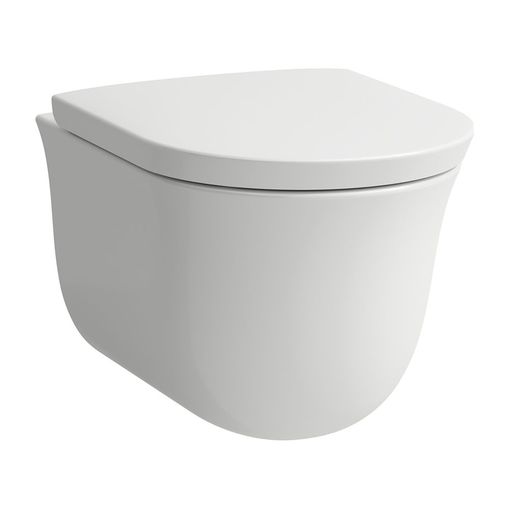 WC suspendu Tiefspül The New Classic 530x370mm, sans rebord, blanc mat de Laufen