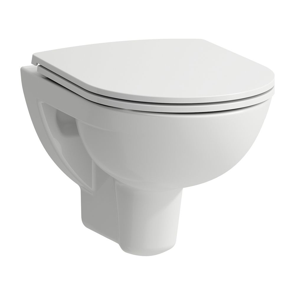 Laufen WC suspendu à chasse profonde PRO 490x360 mm, sans rebord de chasse, version courte, fixation apparente, blanc LCC