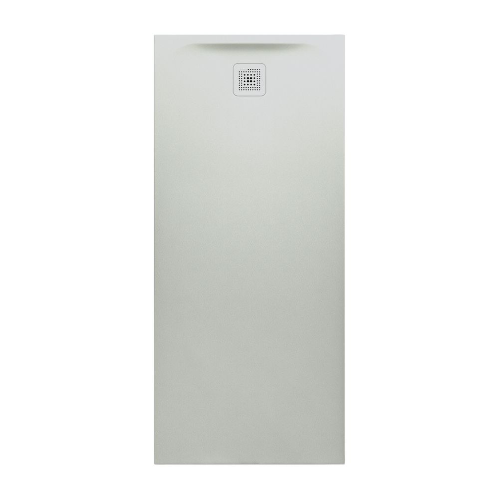 Laufen Pro - Bac de douche rectangulaire 800x1700x46 mm, écoulement côté court, Marbond, gris clair