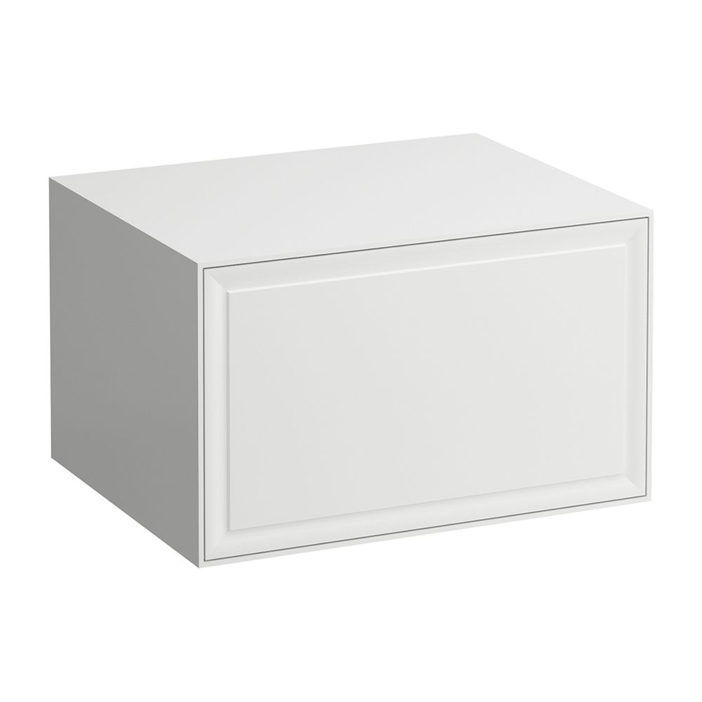 Buffet LAUFEN The New Classic, 457x577x347 mm, sans découpe, 1 tiroir à poussoir/tireur, blanc mat