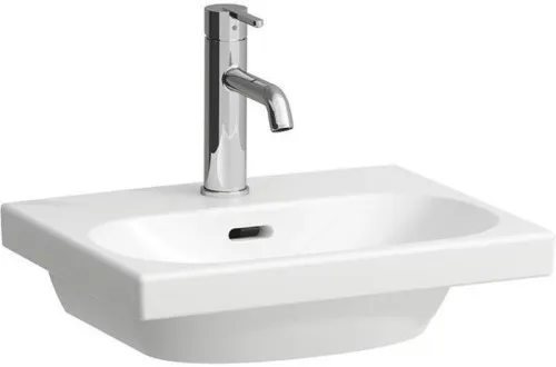 Laufen Lavabo à poser Lua 350x450x135 mm, avec 1 trou de robinetterie et trop-plein, Blanc
