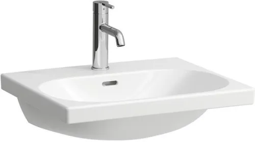 Laufen Plan de toilette à poser Lua 460x550x180 mm, avec 1 trou de robinetterie et trop-plein, Blanc