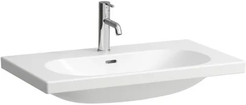 Laufen Meuble-lavabo sur colonne Lua 460x800x180 mm, avec 1 trou de robinetterie et trop-plein, blanc LCC