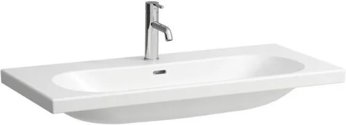 Laufen Lavabo Lua 460x1000x180 mm, sans trou de robinetterie, avec trop-plein, blanc LCC
