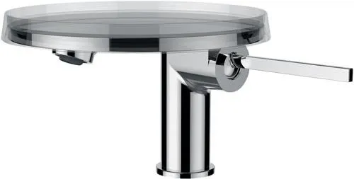Mitigeur monocommande de lavabo KARTELL LAUFEN avec disque décoratif tra m et levier AV chromé