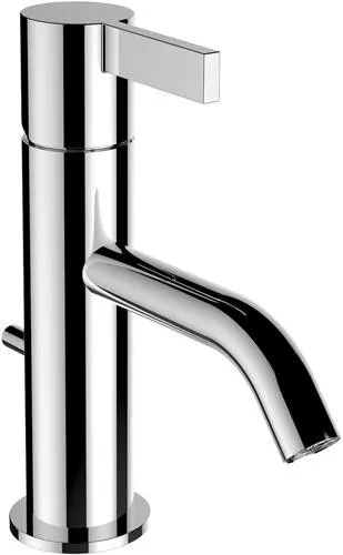 Mitigeur monocommande LAUFEN Kartell, bec fixe, portée 115 mm, avec clapet de vidange, chromé