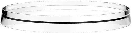Disque décoratif disc LAUFEN Kartell, pour mitigeurs de lavabo et bidet, support mural, porte-rouleau, diamètre 183 mm, Noir