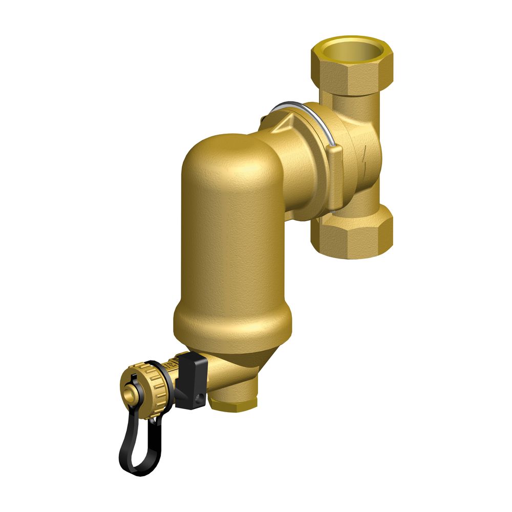 Séparateur de boue IMI Pneumatex Zeparo ZTMI 25, orientable, avec isolation, G 1", DN 25, anthracite