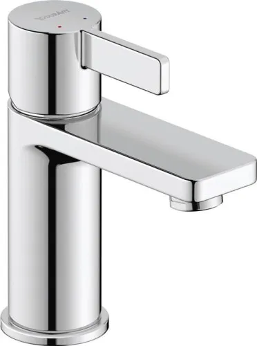 Mitigeur monocommande pour lavabo Duravit D-Neo S, chromé, 5 l/min, levier, portée 94 mm, hauteur 151 mm