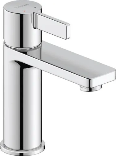 Mitigeur monocommande Duravit D-Neo pour lavabo M, chromé, 5 l/min, levier, portée 109 mm, hauteur 165 mm