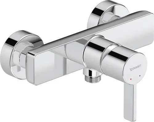 Duravit DU D-Neo Einhebel-Brausemischer Aufputz Keramikmischsystem, Chrom HG